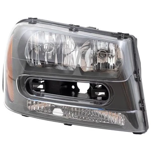 Headlight fits Chevy Trailblazer & EXT Full Width Grill Bar Passenger Headlamp - Picture 1 of 9