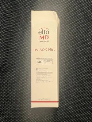 Protector solar EltaMD Spray cuerpo completo, UV AOX Mist, FPS 40 resistente al agua, nuevo en caja 26/07 Foto 1 de 4