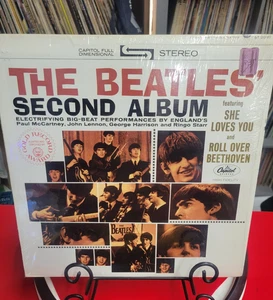 THE BEATLES SECOND ALBUM CAPITOL RECORDS ST 2080 SHRINK ULTRASONIC CLEAN VG+ - Imagen 1 de 12