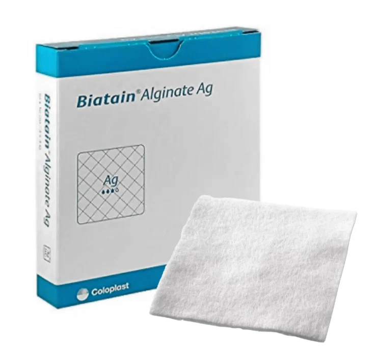 Biatain Alginate Ag Coloplast 10x10 10 pezzi - Immagine 1 di 1