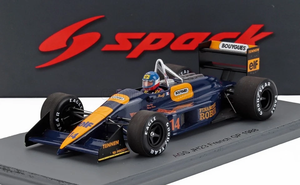 1/43 SPARK-MODEL - AGS - F1  JH23 N 14 FRANCE GP 1988 PHILIPPE STREIFF S7245 - Immagine 1 di 1