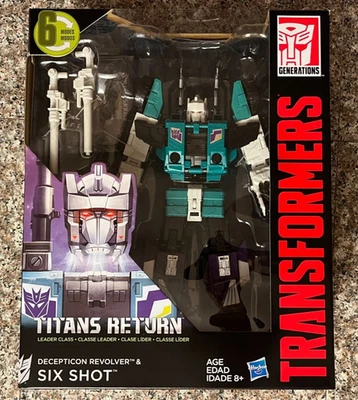 Hasbro Transformers Titans Return Six Shot & Revólver - SELLADO Foto 1 de 2