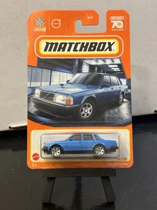 Sale 2023 Matchbox blau 1986 Volvo 240 - Bild 1 von 1