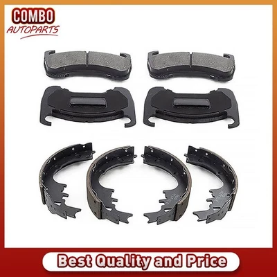 Front Brake Pads Rear Brake Shoes for 1976 1977 1978 1979 1980 Buick Skyhawk - Image 1 of 4