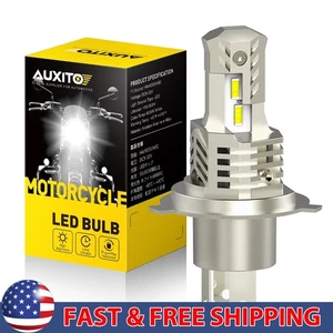 H4 COB LED Bulb HID White 360 Hi/Low Beam Motorcycle Headlight 6000K High Power - Picture 1 of 11