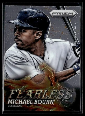 2013 Panini Prizm Fearless Michael Bourn Cleveland Indians #F13 - Image 1 of 2