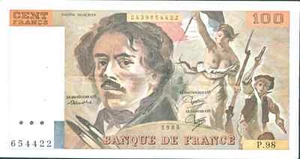 FRANCE 100 FRANCS 1985. P 154. VF-XF CONDITION. - Picture 1 of 1