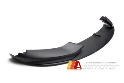 Matte Black Front Lip Spoiler fits BMW F32 F33 F36 4-Series M Tech Sport Bumper Foto 1 de 3