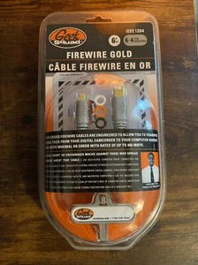 Brand New Geek Squad 6' FT IEEE1394 Firewire Gold Cables With 6-4 Pin  GS-6FW66 - Picture 1 of 4