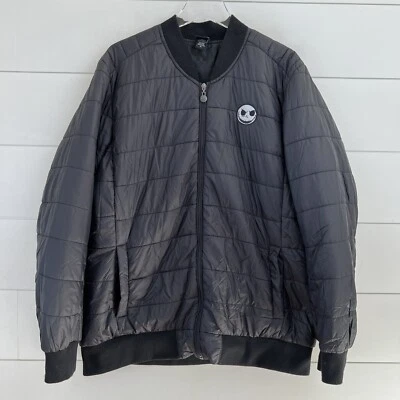 DISNEY Pesadilla antes de Navidad Skellington Chaqueta Acolchada MUJER XL Negra Foto 1 de 4