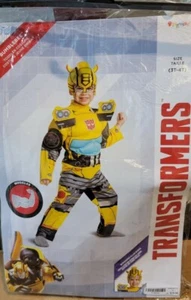Costume imbottito Halloween Transformers BumbleBee bambino 3T-4T cosplay NO MASCHERA - Foto 1 di 6