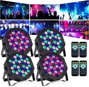 Disco Party Stage Light 36 LED RGB DMX Beam Lights KTV Show PAR Lighting DJ US - Picture 1 of 26