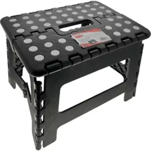 Plastic Super Strong Folding Step Stool  Chair Holds up to 150 kg 29x22x22cm - Picture 1 of 23