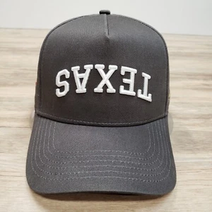 UT Austin x TrueBrvnd Hat Cap Snapback Gray Cotton Texas Upside Down True Brand - Picture 1 of 10