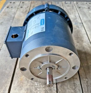 Rebuilt Leeson C6T17FK5G Electric Motor 3/4HP 110916.00 0.75hp 1725rpm 3ø TEFC - Picture 1 of 5