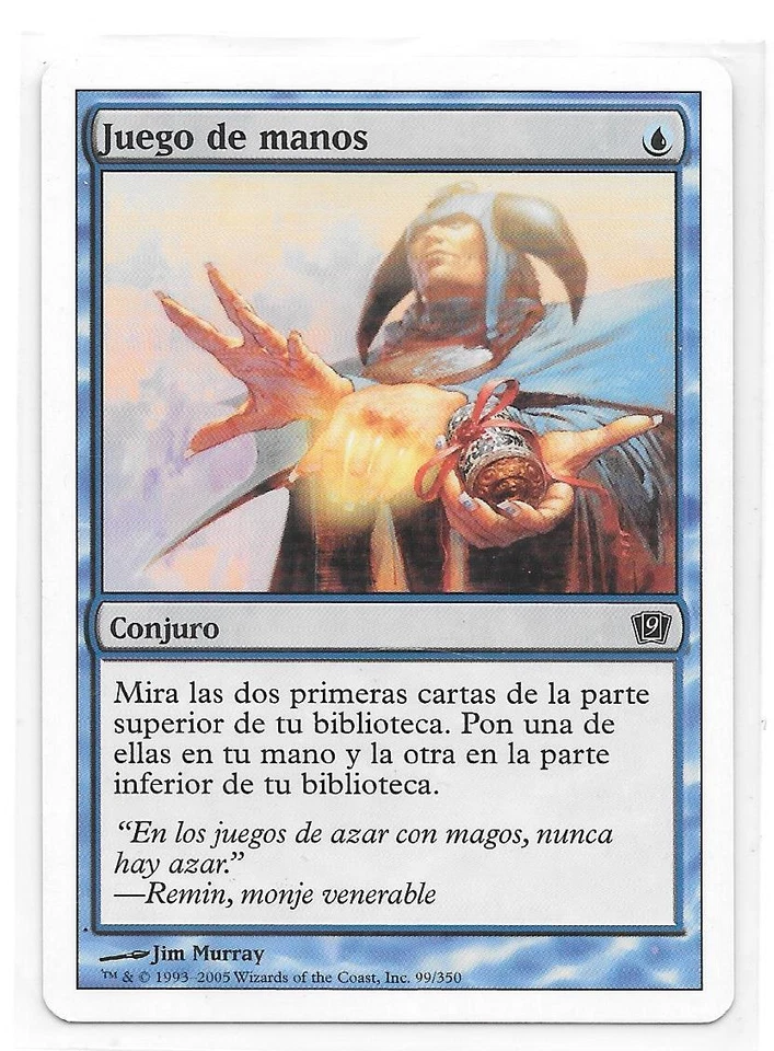 JUEGO DE MANOS MTG Novena 9th  NM Español Sleight of Hands Magic  - Imagen 1 de 1