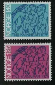 Norway 1975 International Women's Year set SG 732-733 MNH mint *COMBINED POSTAGE - Picture 1 of 1