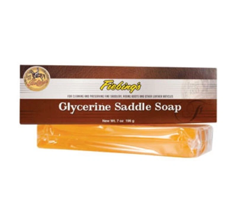 Fiebings Glycerine Saddle Soap Bar 7oz Cleans and Preserves Leather