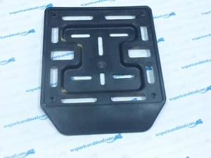 PORTA TARGA MOTO PLASTICA NERA TARGHE FINO AL 1998-VECCHA TARGA Vesparicambisud - Foto 1 di 2