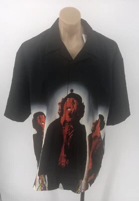 VINTAGE AC/DC Dragonfly Lounge ROCKWARE POWERAGE 3XL Shirt ROCK ROLL Band RARE - Image 1 of 4
