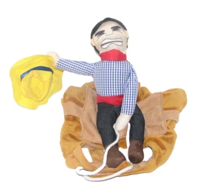 Dog Cowboy Rider Costume With Loop Fasteners Dog Costume LARGE Polyester - Picture 1 of 3