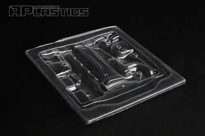 RC Drift Car Body Shell Parts 1:10 RB26 Nissan Engine Bay Clear NEW APlastics - Image 1 of 4