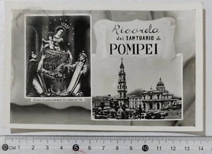 I121094 Postkarte - Neapel - Erinnerung an das Heiligtum von Pompeji - VG 1965 - Bild 1 von 2