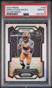 2023 Panini Prizm 333 Dontayvion Wicks | Silver - Picture 1 of 2