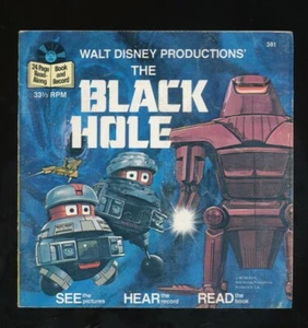 Disneyana-records-33 RPM-DISNEYLAND 381-The Black Hole-Book & Record - Imagen 1 de 3