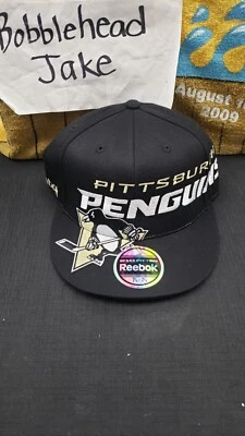NWT PITTSBURGH PENGUINS 210 FLEX FITTED CAP HAT REEBOK ON FIELD SIZE 6 7/8-7 5/8 - Image 1 of 4