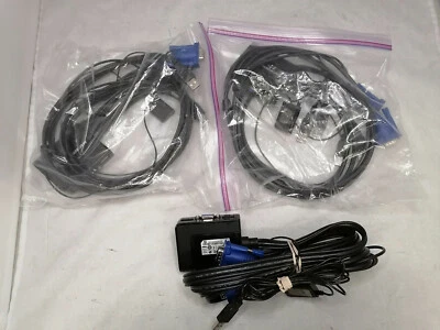 Lot of 3 IOGEAR GCS22U KVM Switch , 2 Port USB , VGA Cable KVM Switch   - Image 1 of 4