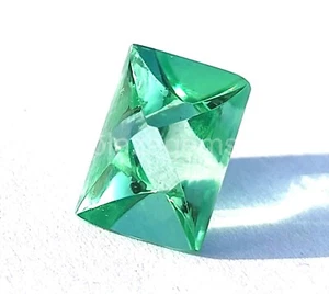 Diamante verdoso crudo incoloro CVD suelto 5AJ cultivado en laboratorio 5,00 CT certificado - Imagen 1 de 6