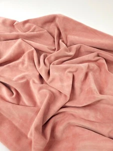 Dusty Peach Arenal Soft Suede Leather - Picture 1 of 3