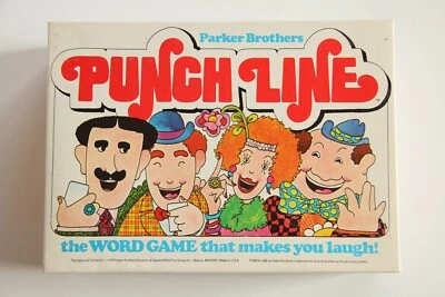 Vintage 1978 Parker Brothers Punch Line Word Game USA Made Age 10 Up Complete! - Image 1 of 4
