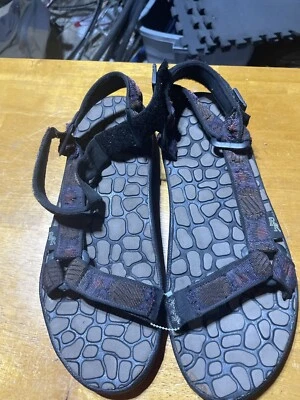 Винтажные сандалии на воде River Rapids синие нейлоновые с регулируемыми ремешками мужские размер 12 - Изображение 1 из 4