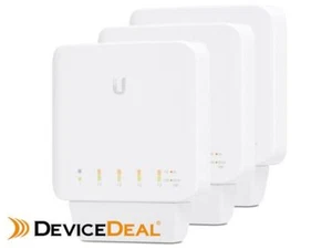Ubiquiti Networks USW-Flex 5-Port Layer 2 Gigabit Switch w/ PoE Support - 3 Pack - Foto 1 di 5
