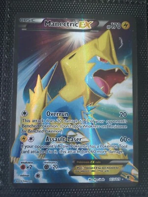 Manectric EX 113/119 Phantom Forces - Mint - Ultra Rare Full Art Holo Pokémon XY - Image 1 of 4