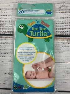 Tee 'N Toss Tee Tee Turtle Pk 20 Baby Tinklee Evita las salpicaduras Cambiar el tiempo Pee - Imagen 1 de 5