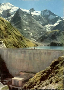TALSPERREN Motiv-Karte ÖSTERREICH Kraftwerk Glockner-Kaprun Limbergsperre ~1975 - Bild 1 von 2