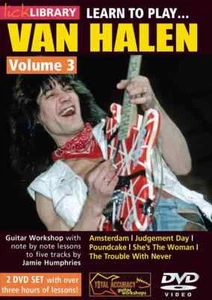 Lick Library LEARN TO PLAY Eddie VAN HALEN Volume 3 Guitar Lesson Video DVD - Picture 1 of 1