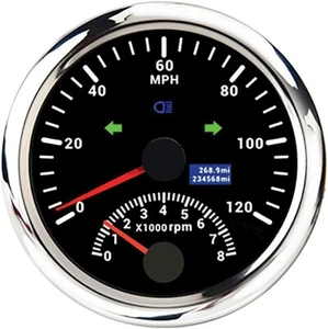 Harley Speedometer GPS Tachometer Gauges 85mm FL FXST FLST FLT V-Twin 39-0014 X9 - Picture 1 of 12