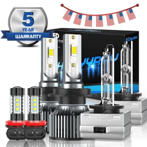 For BMW X1 2010 2011 2012-2015 LED/HID Headlight Hi Lo Beam Fog Light Bulbs - Picture 1 of 22