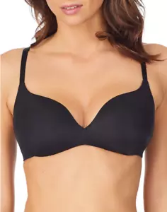 Le Mystere Sheer Seduction Wireless Bra Black Size 36D - Picture 1 of 1