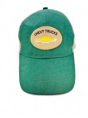 Chevy Trucks Verde Tostado Malla SnapBack Sombrero Gorra Papá Sombrero Foto 1 de 4