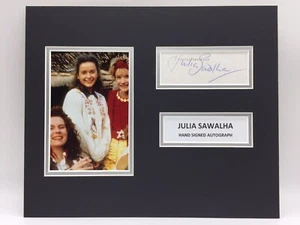 RARE Julia Sawalha Absolutely Fabulous Signed Photo Display + COA AUTOGRAPH FAB - Picture 1 of 3