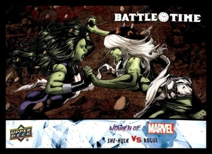 2024 Women of Marvel Battle Time Copper BT-12 She-Hulk vs Rogue - Picture 1 of 2