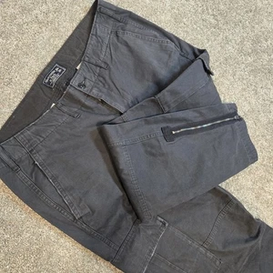 Abercrombie & Fitch Herren Langdon Slim Cargo 34x34 Ankle Zip Schwarz Hose - Bild 1 von 7