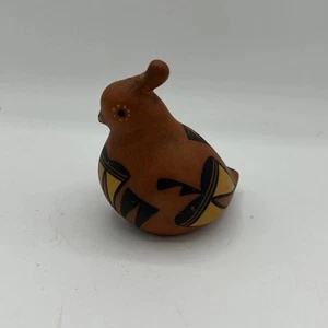 Vintage Native American Acoma Pueblo Pottery?? Ceramic Quail Bird Signed C.C. - Picture 1 of 7