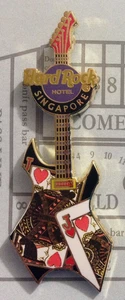 SINGAPUR HOTEL JACK OF HEARTS KARTE BC RICH WARLOCK GITARRE Hard Rock Cafe PIN LE - Bild 1 von 1