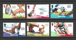 Guernsey 2010 Commonwealth Games, Delhi Mint MNH Set - Picture 1 of 1